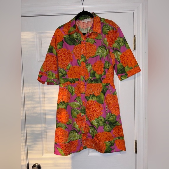 Sheridan French Floral Dress Large - Picture 4 of 9